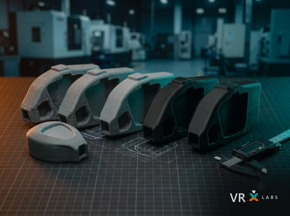 Protótipos — impressão 3D da VRX Labs
